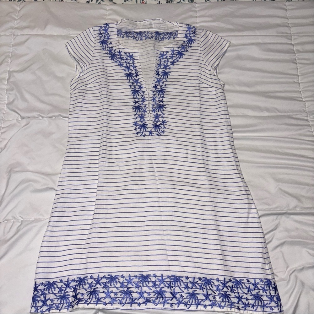 HIHO Design Linen Summer Dress / Cover Up Sz XS